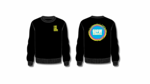 Bella + Canvas Unisex Glow with Kindness CrewNeck Sweatshirt